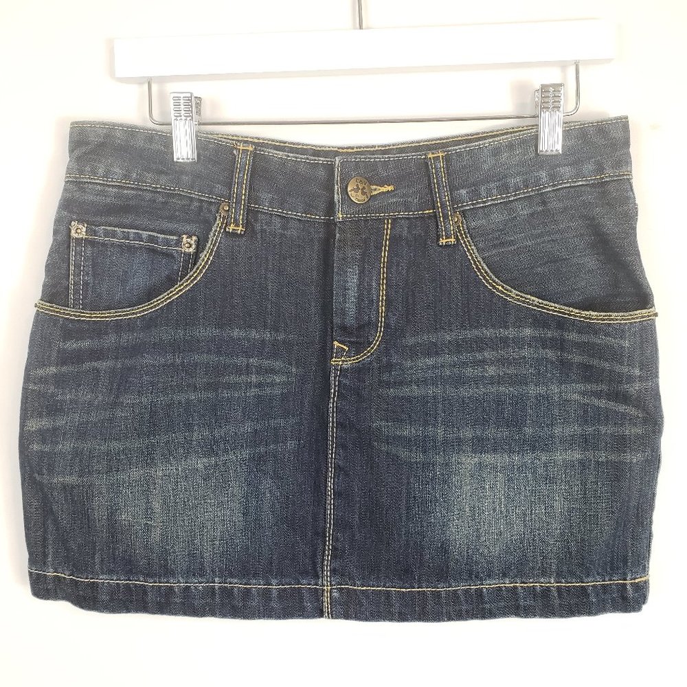 C & V Jeans Mighty Mini Skirt Size 28